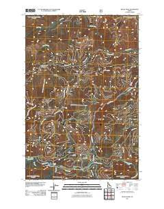 Rocky Point Idaho Historical topographic map, 1:24000 scale, 7.5 X 7.5 Minute, Year 2011