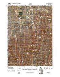Rogerson Idaho Historical topographic map, 1:24000 scale, 7.5 X 7.5 Minute, Year 2010