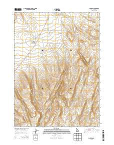 Rogerson Idaho Current topographic map, 1:24000 scale, 7.5 X 7.5 Minute, Year 2013