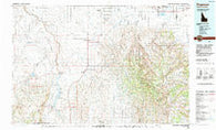 Rogerson Idaho Historical topographic map, 1:100000 scale, 30 X 60 Minute, Year 1992
