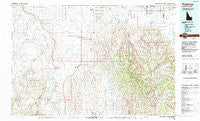 Rogerson Idaho Historical topographic map, 1:100000 scale, 30 X 60 Minute, Year 1992