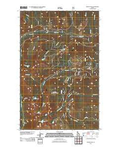 Roman Nose Idaho Historical topographic map, 1:24000 scale, 7.5 X 7.5 Minute, Year 2011