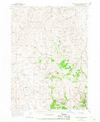 Rooster Comb Peak Idaho Historical topographic map, 1:62500 scale, 15 X 15 Minute, Year 1965
