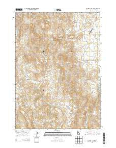 Rooster Comb Peak Idaho Current topographic map, 1:24000 scale, 7.5 X 7.5 Minute, Year 2013