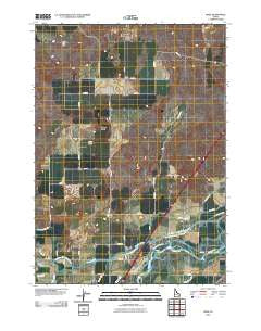 Rose Idaho Historical topographic map, 1:24000 scale, 7.5 X 7.5 Minute, Year 2010