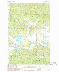 Rose Lake Idaho Historical topographic map, 1:24000 scale, 7.5 X 7.5 Minute, Year 1985
