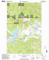 Rose Lake Idaho Historical topographic map, 1:24000 scale, 7.5 X 7.5 Minute, Year 1996