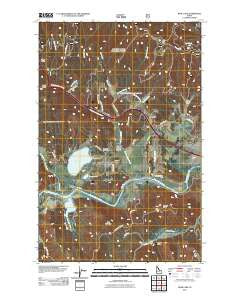 Rose Lake Idaho Historical topographic map, 1:24000 scale, 7.5 X 7.5 Minute, Year 2011