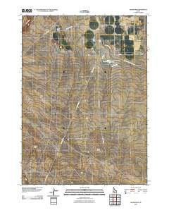 Roseworth Idaho Historical topographic map, 1:24000 scale, 7.5 X 7.5 Minute, Year 2010