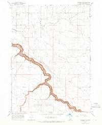 Roseworth NE Idaho Historical topographic map, 1:24000 scale, 7.5 X 7.5 Minute, Year 1965