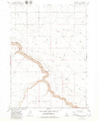 Roseworth NE Idaho Historical topographic map, 1:24000 scale, 7.5 X 7.5 Minute, Year 1979