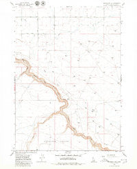 Roseworth NE Idaho Historical topographic map, 1:24000 scale, 7.5 X 7.5 Minute, Year 1979