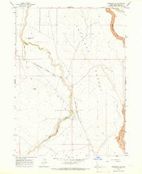 Roseworth SE Idaho Historical topographic map, 1:24000 scale, 7.5 X 7.5 Minute, Year 1965
