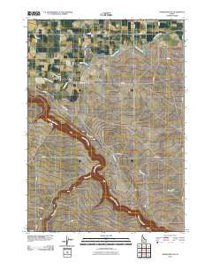 Roseworth NE Idaho Historical topographic map, 1:24000 scale, 7.5 X 7.5 Minute, Year 2010