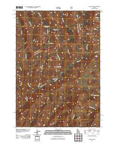 Ross Peak Idaho Historical topographic map, 1:24000 scale, 7.5 X 7.5 Minute, Year 2011