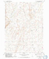 Rough Mountain NE Idaho Historical topographic map, 1:24000 scale, 7.5 X 7.5 Minute, Year 1992