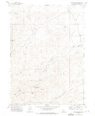 Rough Mountain Idaho Historical topographic map, 1:24000 scale, 7.5 X 7.5 Minute, Year 1972