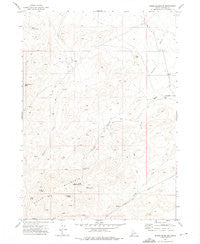 Rough Mountain Idaho Historical topographic map, 1:24000 scale, 7.5 X 7.5 Minute, Year 1972