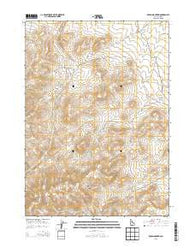 Rough Mountain Idaho Current topographic map, 1:24000 scale, 7.5 X 7.5 Minute, Year 2013