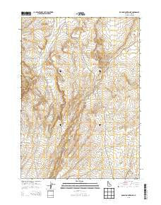 Rough Mountain NE Idaho Current topographic map, 1:24000 scale, 7.5 X 7.5 Minute, Year 2013