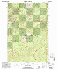 Roundtop Idaho Historical topographic map, 1:24000 scale, 7.5 X 7.5 Minute, Year 1994