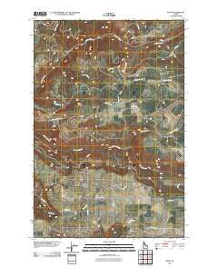 Rudo Idaho Historical topographic map, 1:24000 scale, 7.5 X 7.5 Minute, Year 2011