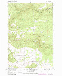 Rudo Idaho Historical topographic map, 1:24000 scale, 7.5 X 7.5 Minute, Year 1967
