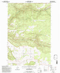 Rudo Idaho Historical topographic map, 1:24000 scale, 7.5 X 7.5 Minute, Year 1994