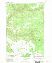 Rudo Idaho Historical topographic map, 1:24000 scale, 7.5 X 7.5 Minute, Year 1967