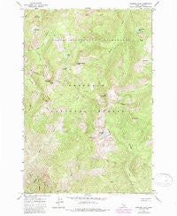 Running Lake Idaho Historical topographic map, 1:24000 scale, 7.5 X 7.5 Minute, Year 1966