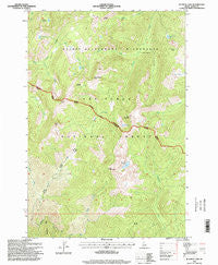 Running Lake Idaho Historical topographic map, 1:24000 scale, 7.5 X 7.5 Minute, Year 1995