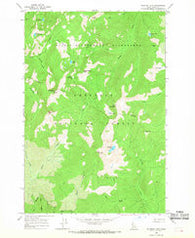 Running Lake Idaho Historical topographic map, 1:24000 scale, 7.5 X 7.5 Minute, Year 1966