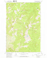 Running Lake Idaho Historical topographic map, 1:24000 scale, 7.5 X 7.5 Minute, Year 1966