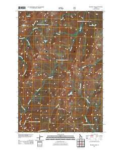 Running Lake Idaho Historical topographic map, 1:24000 scale, 7.5 X 7.5 Minute, Year 2011