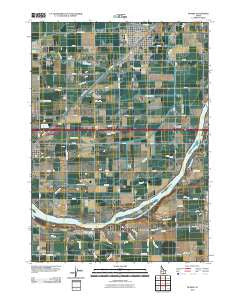 Rupert Idaho Historical topographic map, 1:24000 scale, 7.5 X 7.5 Minute, Year 2010