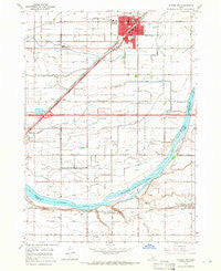 Rupert SW Idaho Historical topographic map, 1:24000 scale, 7.5 X 7.5 Minute, Year 1964