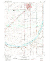 Rupert Idaho Historical topographic map, 1:24000 scale, 7.5 X 7.5 Minute, Year 1964