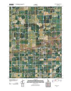 Rupert NW Idaho Historical topographic map, 1:24000 scale, 7.5 X 7.5 Minute, Year 2010