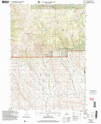 Rush Peak Idaho Historical topographic map, 1:24000 scale, 7.5 X 7.5 Minute, Year 2004