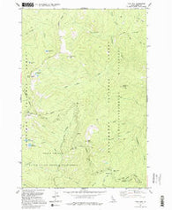 Sabe Mountain Idaho Historical topographic map, 1:24000 scale, 7.5 X 7.5 Minute, Year 1991