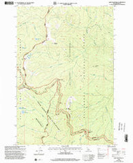 Sabe Mountain Idaho Historical topographic map, 1:24000 scale, 7.5 X 7.5 Minute, Year 1998