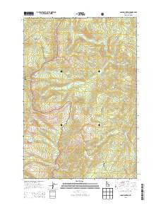 Sabe Mountain Idaho Current topographic map, 1:24000 scale, 7.5 X 7.5 Minute, Year 2013