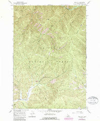 Sable Hill Idaho Historical topographic map, 1:24000 scale, 7.5 X 7.5 Minute, Year 1966
