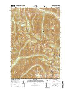 Saddle Mountain Idaho Current topographic map, 1:24000 scale, 7.5 X 7.5 Minute, Year 2013
