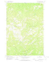 Safety Creek Idaho Historical topographic map, 1:24000 scale, 7.5 X 7.5 Minute, Year 1973