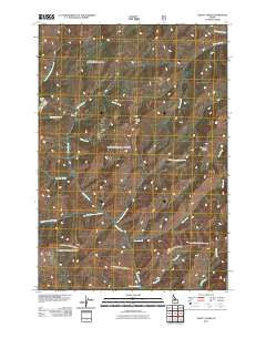 Safety Creek Idaho Historical topographic map, 1:24000 scale, 7.5 X 7.5 Minute, Year 2011
