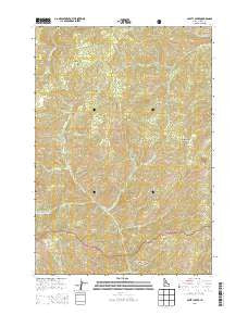 Safety Creek Idaho Current topographic map, 1:24000 scale, 7.5 X 7.5 Minute, Year 2013