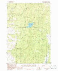 Sage Hen Reservoir Idaho Historical topographic map, 1:24000 scale, 7.5 X 7.5 Minute, Year 1985