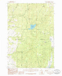 Sage Hen Reservoir Idaho Historical topographic map, 1:24000 scale, 7.5 X 7.5 Minute, Year 1985
