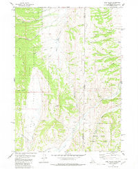 Sage Valley Idaho Historical topographic map, 1:24000 scale, 7.5 X 7.5 Minute, Year 1980